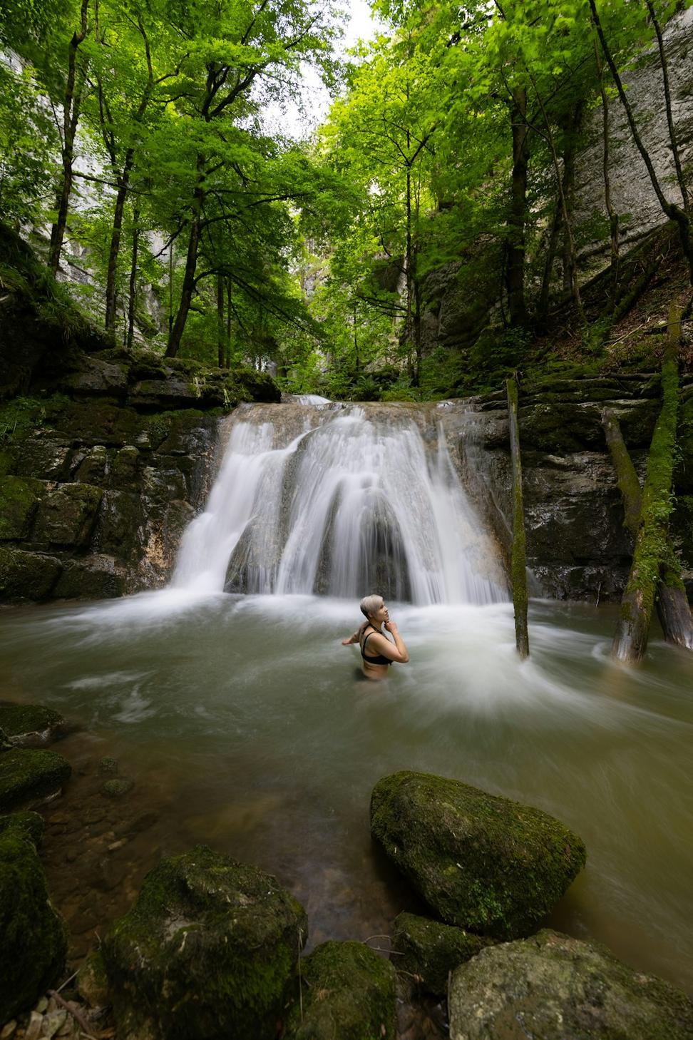 Natural hot springs spa
